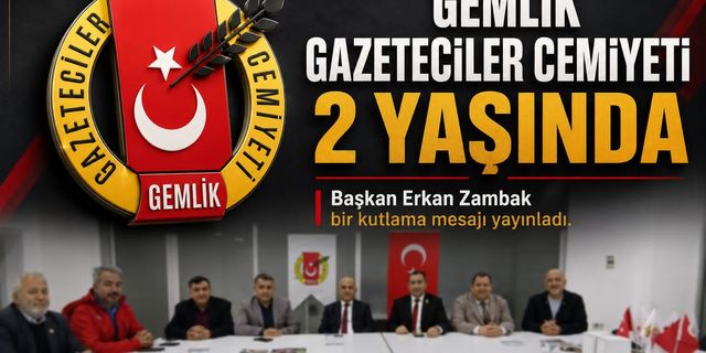 Gemlik Gazeteciler Cemiyeti 2. Kuruluş Yılını Kutluyor