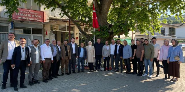 AK Parti Yalova Teşkilatından Bayramın Son Gününde Köy Ziyaretleri