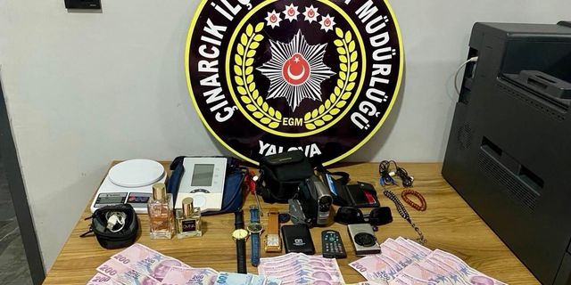 Çınarcık’ta Hırsızlık Operasyonu: 1 Şüpheli Tutuklandı