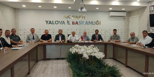 AK Parti Yalova İl Genel Meclisi Eylül Ayı Grup Toplantısı Gerçekleştirildi