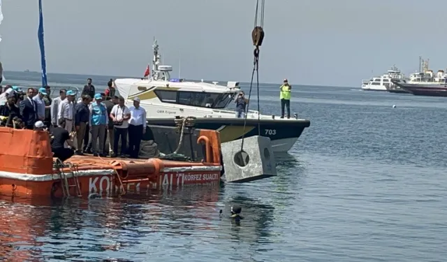 Marmara Denizi'ne 100 Tane Yapay Resif Bırakıldı