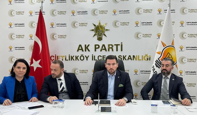 Çiftlikköy AK Parti’de Yağmur rüzgârları esiyor