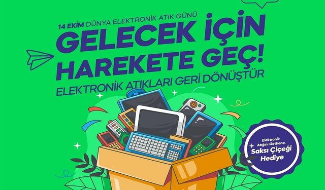 Elektronik atıklar geri dönüştürülecek