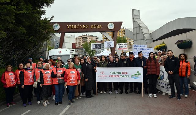 “Yürüyen Yalova”ya Yoğun Katılım