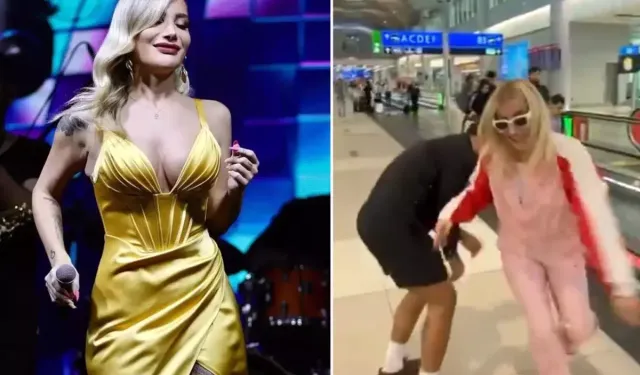 İrem Derici’den Havalimanında Sürpriz Dans Gösterisi