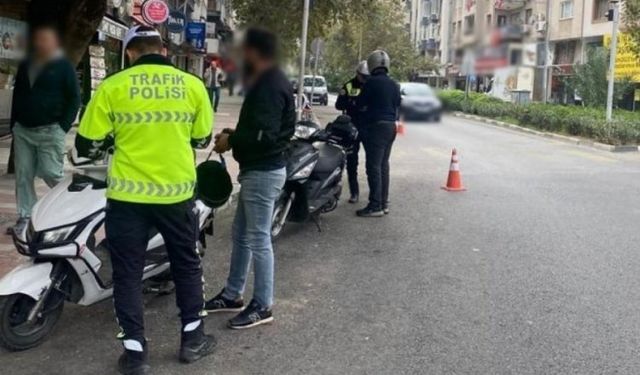 Kasksız ve Belgesiz Sürücülere Ceza Yağdı