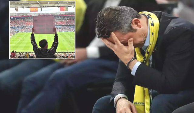 Uluslar Ligi Finalinde Ali Koç’a Pankartlı Tepki