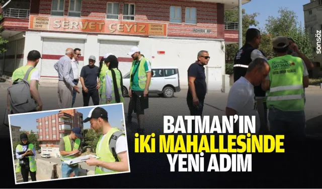 Batman’da Kentsel Dönüşüm Başladı: Cumhuriyet ve Şirinevler’de İlk Adım Atıldı