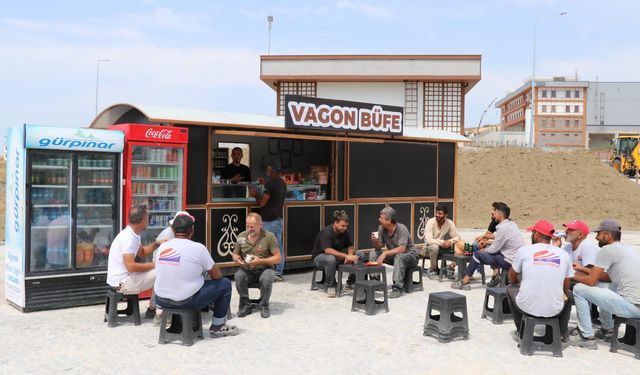 Yalova OSB’de Vagon Büfe Hizmete Girdi: Sosyal Alan ve Günlük İhtiyaç Noktası