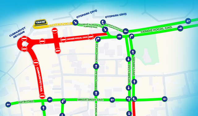 Yalova Meydanı 18-22 Eylül’de Trafiğe Kapatılıyor! İşte Alternatif Güzergâhlar