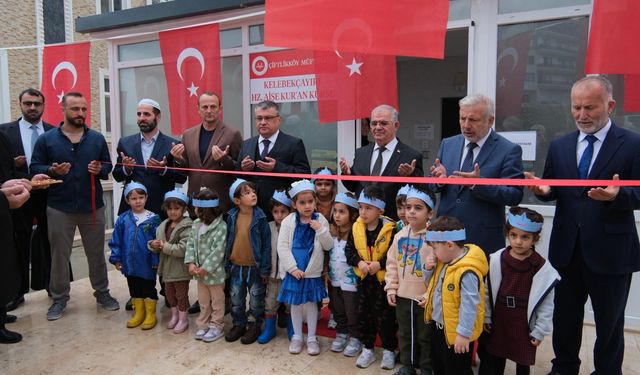 Başkan Adil Yele, Kelebek Çayırı Hz. Aişe Kur’an Kursu’nun Açılışına Katıldı