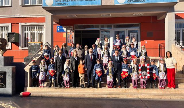 İsmetpaşa Mazlum Palabıyık Ortaokulu’nda Öğrencilerin Üretimleri Sergide Büyüledi