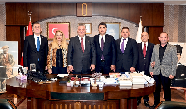 DP Genel Başkanı Gültekin Uysal’dan Başkan Gürel’e Ziyaret