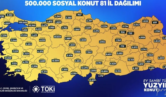 Yalova’ya 1.805 Yeni Sosyal Konut Müjdesi