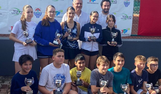 Yalova’da 14 Yaş Ulusal Tenis Turnuvası Tamamlandı: Genç Raketler Heyecan Yarattı