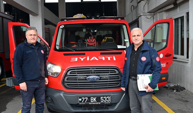 Yalova İtfaiyesi Kışa Hazır: Araç ve Ekipmanlarda Kapsamlı Bakım Tamamlandı