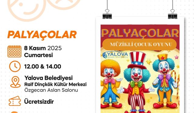 Yalova Belediyesi’nden Çocuklara Ara Tatilde Rengarenk Kasım Programı