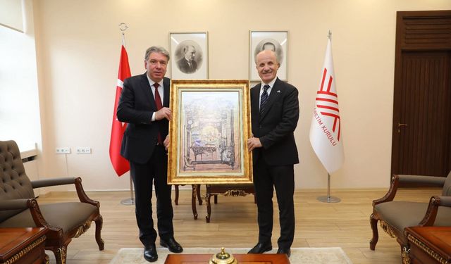 Prof. Dr. Mehmet Bahçekapılı’dan YÖK Başkanı Prof. Dr. Erol Özvar’a Ziyaret