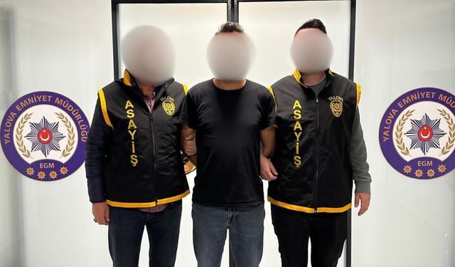 Yalova’da Cezaevi Firarisi Suçüstü Yakalandı: 18 Yıl 10 Ay Hapis Cezası Bulunan Şüpheli Cezaevine Gönderildi