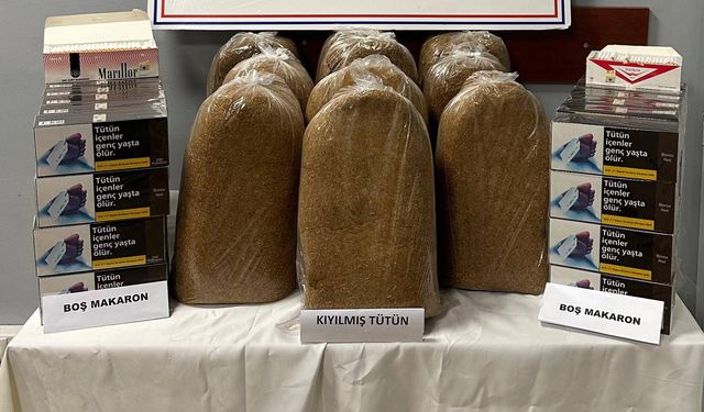 Yalova’da Tütün Kaçakçılığı Operasyonu