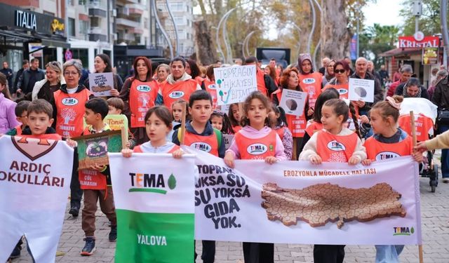 Yalova TEMA’dan Erozyona Dikkat Çeken “Toprak Yürüyüşü”