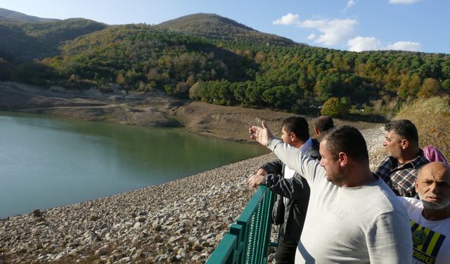 Ortaburun Göleti’nde 15 günlük su kaldı