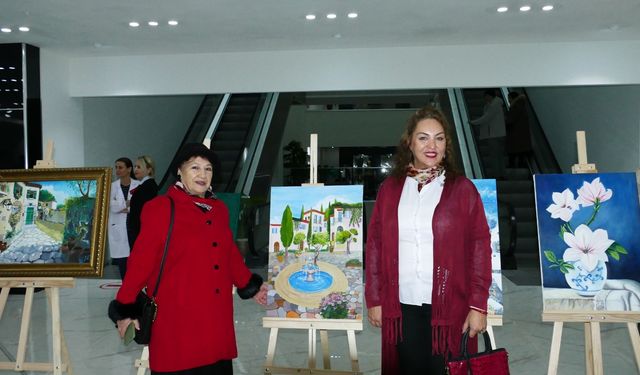Aktif İnternational Hospital, el sanatları sergisine ev sahipliği yaptı