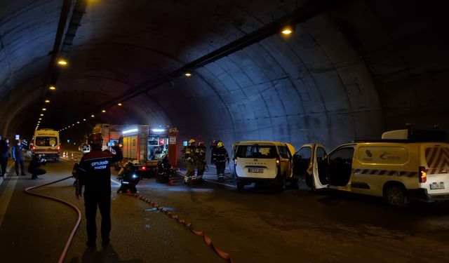 Orhangazi Tüneli’nde Kaza ve Yangın Tatbikatı