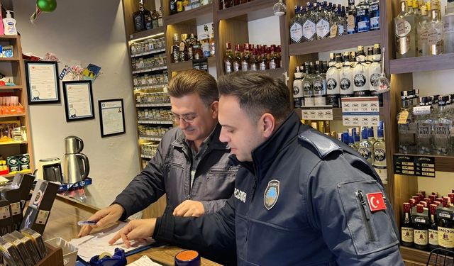 Çiftlikköy’de Marketlere Yılbaşı Öncesi Zabıta Denetimi