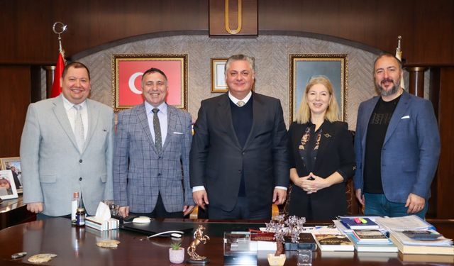 Gazetecilerden Başkan Gürel’e Ziyaret