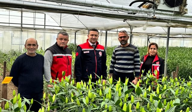 Sevgililer Günü Öncesi Çiçek Üreticilerine Ziyaret