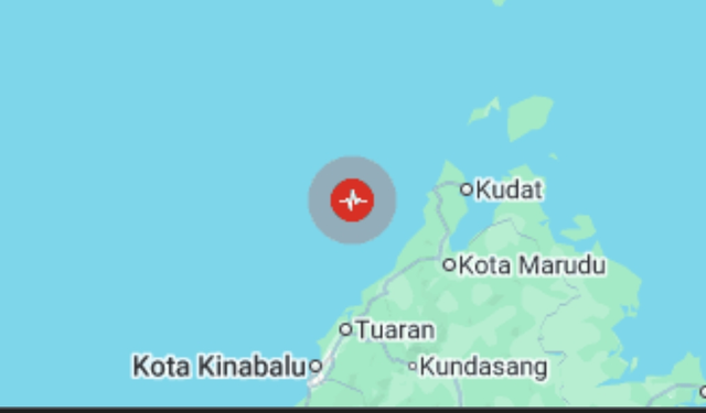 Malezya Açıklarında 7.1 Büyüklüğünde Deprem Meydana Geldi