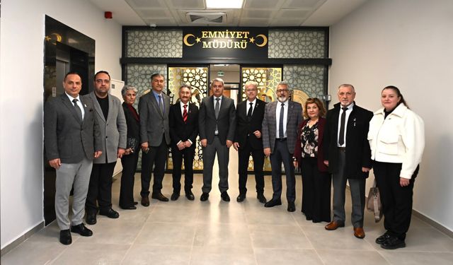 Zafer Partisi Yalova Teşkilatı Emniyet Müdürü Deleni’yi Ziyaret Etti