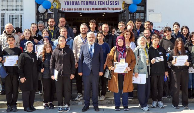 Yalova’da Matematik Heyecanı: 29 Ortaokul Ali Kuşçu Yarışmasında Buluştu