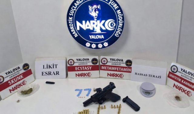 Yalova ve İstanbul’da Narkotik Operasyonu: 4 Tutuklama