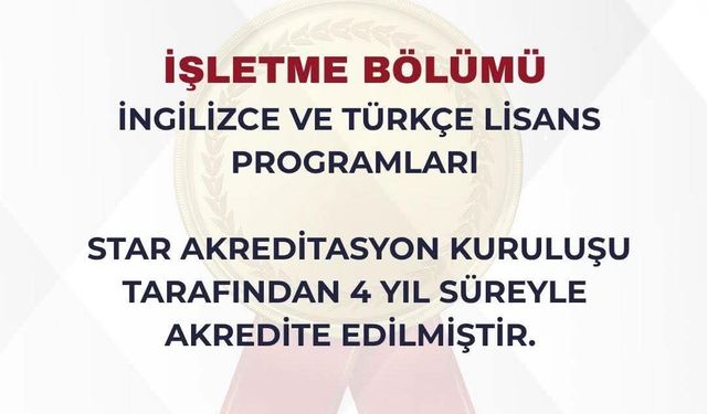 Yalova Üniversitesi İşletme Bölümü 4 Yıl Süreyle STAR Akreditasyonu Aldı SEO Açıklama
