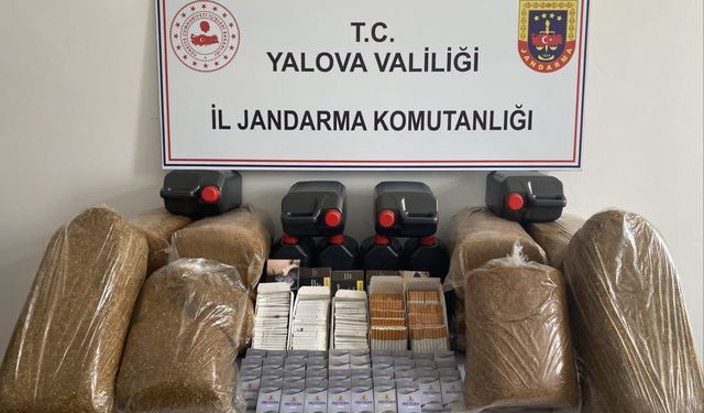 Yalova’da Kaçakçılıkla Mücadelede Operasyon: Bandrolsüz Tütün ve Etil Alkol Ele Geçirildi