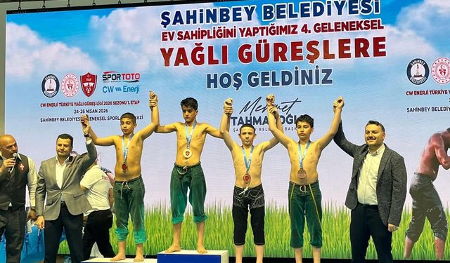 Altınovalı Pehlivanlardan Gaziantep’te Başarı: Şahinbey Yağlı Güreşleri’nde İki Üçüncülük