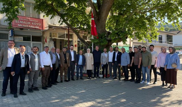 AK Parti Yalova Teşkilatından Bayramın Son Gününde Köy Ziyaretleri