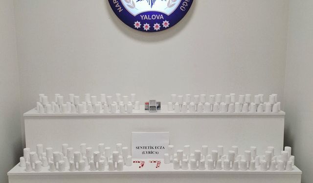 Yalova'da Uyuşturucu Operasyonu: 13 Bin 904 Hap Ele Geçirildi