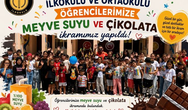 Hacı Ali Saruhan İlkokulu ve Ortaokulu’ndan Yaz Tatilinde Anlamlı Öğrenci Buluşması