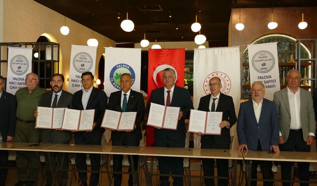 Yalova'da Saffet Çam Ortaokulu'nun Yeniden Yapımı İçin İş Birliği Protokolü İmzalandı