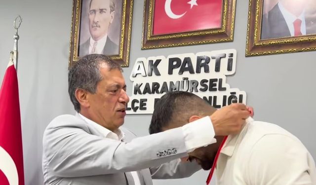 Başpehlivan Sinan Yıldız'dan AK Parti Karamürsel'e Ziyaret