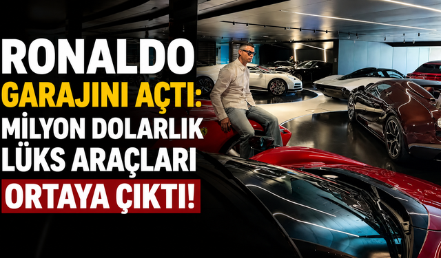 Cristiano Ronaldo Lüks Araba Koleksiyonunu Paylaştı