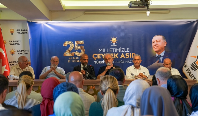 AK Parti Yalova’da 25. Yıl Dönümü: "İlk Günkü Aşkla Devam"