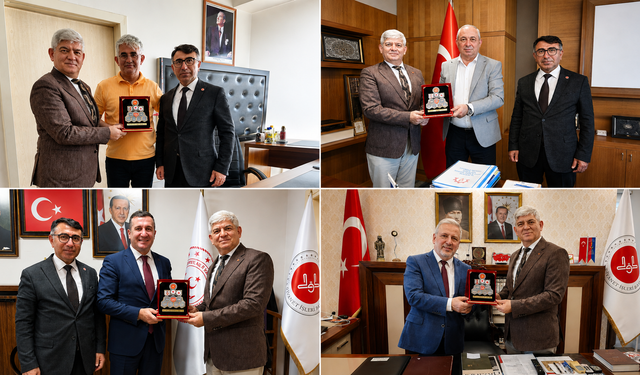 TSKGV ve TEMAD Heyetinden Yalova'da Protokol Ziyaretleri