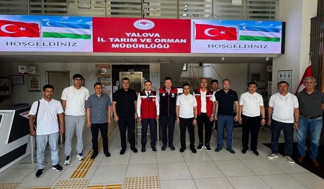 Özbekistan Heyetinden Yalova Tarım ve Orman İl Müdürlüğüne Ziyaret