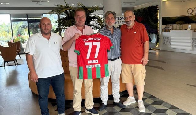 Yalovaspor'a Elegance Hotel'den Tabela Sponsorluğu Desteği