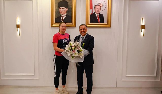 Ece Haraç’a Valilikte Tebrik: Hedef 2028 Olimpiyatları