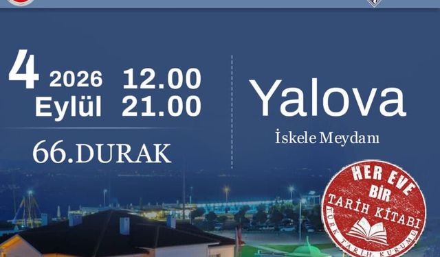 Türk Tarih Kurumu Mobil Kitap Mağazası Yalova’da Okurlarla Buluşuyor